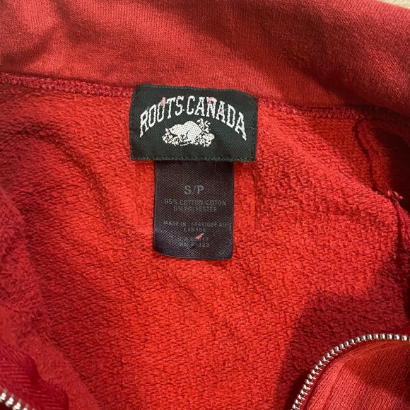 vintage roots quarterzip made in canada, small - Picture 3 of 5